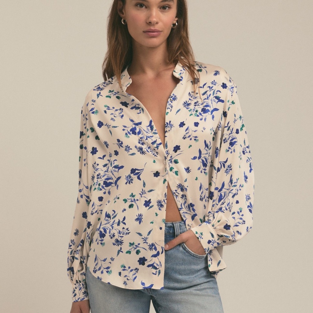 NWT Favorite Daughter Floral Blouse